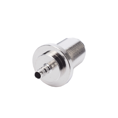 Conector N Hembra Hermético, montaje Frontal para panel en 2D Plano. | RFN-1022-8C