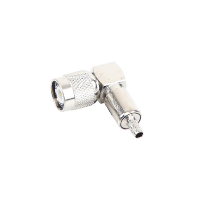 Conector TNC Macho en Ángulo Recto para Cable RG-58/U, LMR-195 Níquel/ Oro/ Teflón.â€‹ | RFT-1218