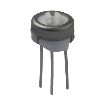 Potenciómetro Cermet Trimer de 200k Ohm, 1 Vuelta, 0.250" Diam., 0.5 Watt, Terminales para PCB. | 3329H-204-ND