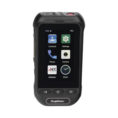 RugGear Radio PoC LTE, IP68 Resistente al Agua, Pantalla Táctil 3", Compatible con NXRadio y TASSTA | RG360