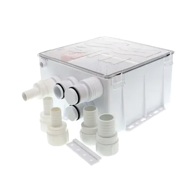 Sistema de desagüe para duchas con bomba de achique de 800 galones por hora a 24 Volts de corriente directa e interruptor de flotación | 98B-24