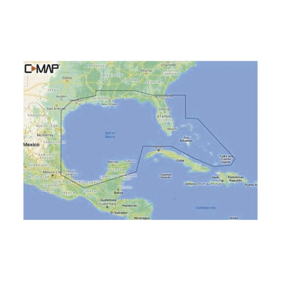 M-NA-Y204-MS C-MAP REVEAL del Golfo de México y Bahamas | M-NA-Y204-MS