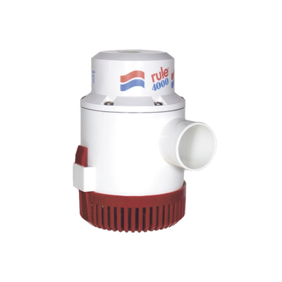 Bomba sumergible de achique de 4000 galones por hora a 12 Volts de corriente directa. | 56D