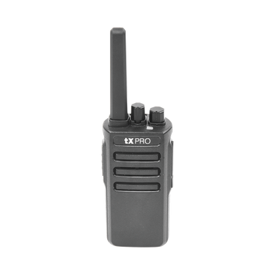 Radio Portátil Analógico VHF 136-174 MHz / 5W / 16 Canales / Scrambler / Batería 2500 mAh / VOX | TX-500