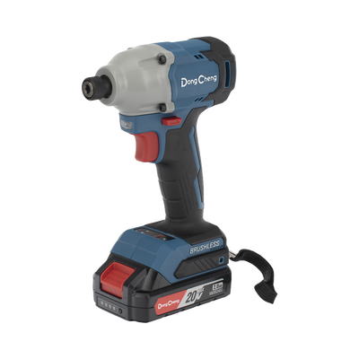 Atornillador de Impacto Inalámbrico 20V / Motor Brushless / Portabrocas Hexagonal 1/4 in / 90-180 Nm Torque / Batería 2.0Ah con Maletín | DCP-L0314-DM