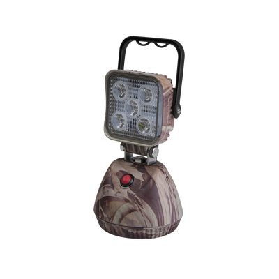 Lámpara de trabajo de mano con batería recargable y montaje magnético | EW2461-CAMO