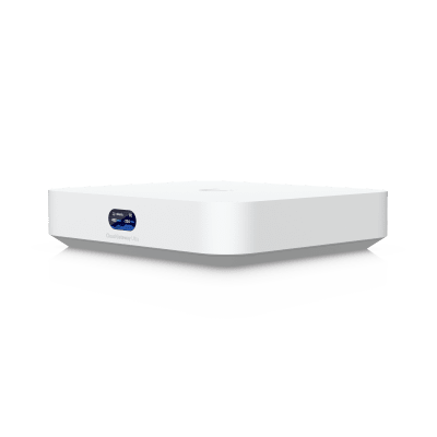 UCG Ultra Cloud Gateway Compacto con Soporte para  hasta 30+ Dispositivos UniFi, 300+ Clientes, Enrutamiento IDS/IPS de 1 Gbps y Balanceo Multi-WAN | UCG-ULTRA