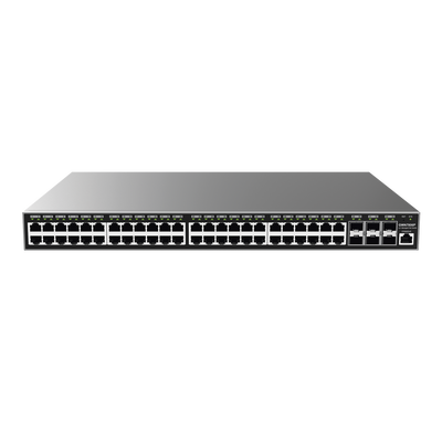 Switch Gigabit PoE+ Administrable / 48 puertos 10/100/1000 Mbps + 6 Puertos SFP+ / Hasta 400W / Compatible con GWN Cloud. | GWN7806P