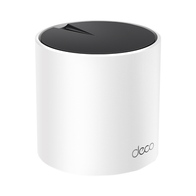 Router Inalámbrico MESH Interior para Hogar / Doble Banda Wi-Fi 6 AX3000 Mbps / 3 Puerto Gigabit WAN/LAN / 2 Antenas Internas / Administración Mediante la App Deco (iOS, Android) / Protección HomeShield | DECOX55