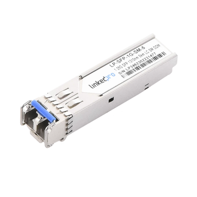 Transceptor Óptico SFP (Mini-Gbic) / Monomodo 1310 nm / 1.25 Gbps / 1000BASE / Conectores LC/UPC Dúplex / DDM / Hasta 5 km | LP-SFP-1G-SM-5