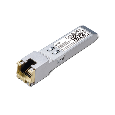 Transceptor mini-GBIC SFP+ RJ45 / Admite 10GBASE-T, 5GBASE-T, 2.5GBASE-T, 1000BASE-T y 100BASE-TX /  Distancia Hasta 30 metros / Conector RJ45 (10G) | TL-SM5310-T