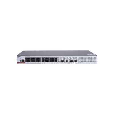 Switch de Acceso Capa 3 con doble Chip para Alta Disponibilidad Ideal en Redes Empresariales con 24 puertos Gigabit y 4 SFP+ 10Gb | RG-CS83-24GT4XS