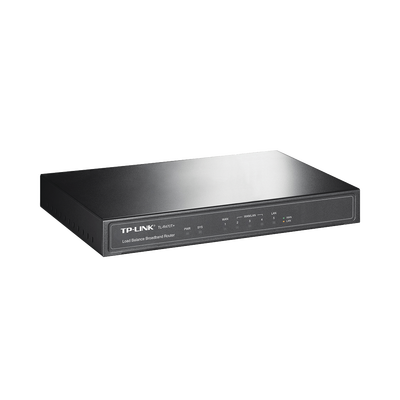 Router Balanceador de Carga Multi-Wan, 1 puerto LAN 10/100 Mbps, 1 puerto WAN 10/100 Mbps, 3 puertos Auto configurables LAN/WAN, Sesiones Concurrentes 10,000 para Pequeña Oficina | TL-R470T