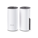 KIT 2 Routers Inalámbricos MESH Interior para Hogar / Doble Banda Wi-Fi 5 AC1200 Mbps / 2 Puerto Gigabit WAN/LAN / 2 Antenas Internas / Administración Mediante la App Deco (iOS, Android) | DECOM4-2PACK