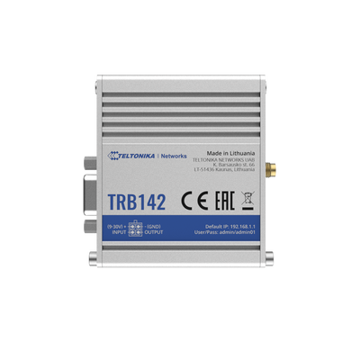 Gateway Industrial LTE 4G a Puerto Serial RS232 | TRB142