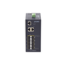 Switch Industrial Administrable L2+, 8 Puertos 1G SFP, 2 Puertos TP Gigabit, (-40 ~75 grados C) | IGS-10080MFT