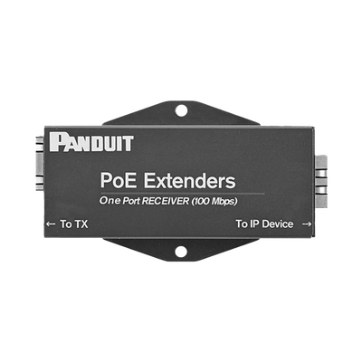 Receptor PoE/PoE+ Para Uso con Transmisor POEXTX1, Hasta 610 Metros (2000 ft) con Cable Cat5e o Cat6, 10/100Mbps | POEXRX1