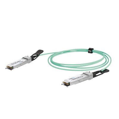 Cable AOC QSFP28 de 100 Gbps a 100 Gbps / Cable de fibra óptica Activo / Longitud: 3 metros | LP-AOC-100G-3M