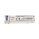 Transceptor Industrial BIDI Monomodo SFP 1G (Lado A), hasta 20 Kilómetros, TX 1310 / RX 1550, soporta Temperaturas de -40° a 85° C | NIS-GE-SFP-20KM-SM1310-BIDI