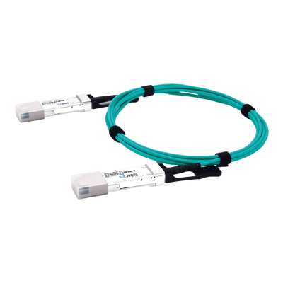 Cable AOC QSFP56 de 200 Gbps a 200 Gbps / Cable de fibra óptica Activo / Longitud: 2 metros | LP-AOC-200G-2M