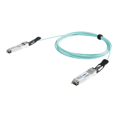 Cable AOC QSFP+ de 40 Gbps a 40 Gbps / Cable de fibra óptica Activo / Longitud: 3 metros | LP-AOC-40G-3M