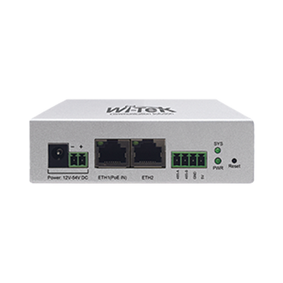 Controlador IoT /  2 Puertos 10/100 Mbps / Administración y Monitoreo desde la nube / Ideal para Sistemas Solares / Multiples métodos de Alimentación | WI-IOT100