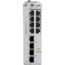 Switch Industrial eKit / 8 Puertos Gigabit + 2 SFP + 2 SFP+ / Montaje en Riel DIN / Fuente Redundante 1+1 : 9.6 a 50 VCD / Libre de licenciamiento / Gestión gratuita desde la Nube | S210I-8T4SX