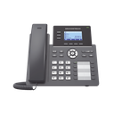 Teléfono IP Grado Operador, 3 líneas SIP con 6 cuentas, 10 botones BLF, puertos Gigabit, codec Opus, IPV4/IPV6 con gestión en la nube GDMS | GRP2604
