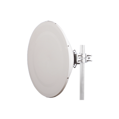 Antena direccional Alto Rendimiento / Parábola profunda para mayor aislamiento al ruido /4 ft / Guía de onda  para radio B5x y C5x / Ganancia de 35 dBi / Soporte de acero inoxidable / Polaridad en 90 ° y 45 ° / Incluye montaje. | JRC35DMCB5X