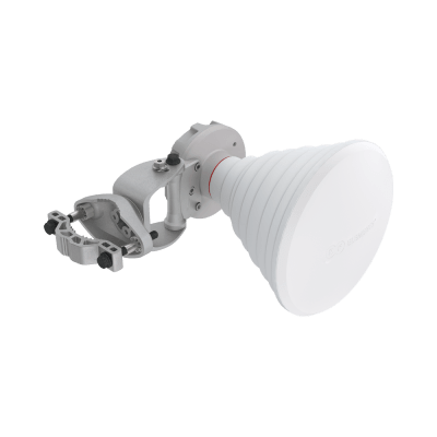 Antena Symmetrical Horn 30° / 4ta Generación / Rango de Frecuencia 5100 - 6775 MHz / Ganancia 18 dBi /  IP55 / Montaje en Poste 20-55 mm / Resistencia al Viento 160 km/h | HG4TPS30