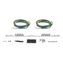 Kit de Puesta a Tierra con dos Jumpers 6 AWG y Barra de Conexiones de 20 Orificios, para Rack de 19in | RGRKCBNJEJY
