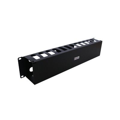 Organizador de cables horizontal de 19", 2UR (THE0040032001001 ) | TH-ORG-2UR
