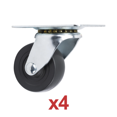 Kit de 4 Ruedas Locas para Racks y Gabinetes (Ver Compatibilidad). | ROD42.5