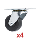 Kit de 4 Ruedas Locas para Racks y Gabinetes (Ver Compatibilidad). | ROD42.5