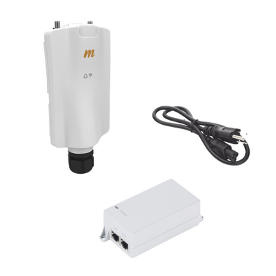 Kit de radio A5x, 700 Mbps, hasta 64 usuarios concurrentes,  Monitoreo a travez de la nube, incluye POE24V y cable de alimentación PCC53 | A5XPACK