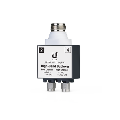 Duplexer para AF-11, banda licenciada de 11 GHz de banda alta (10.940-11.200 GHz y 11.440-11.700 GHz) | AF-11-DUP-H