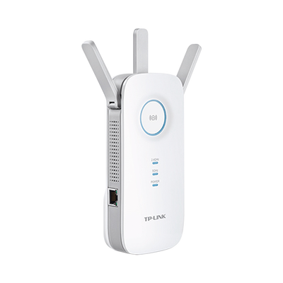 Repetidor / Extensor de Cobertura WiFi AC, 1750 Mbps, doble banda 2.4 GHz y 5 GHz, con 1 puerto 10/100/1000 Mbps, 3 antenas externas | RE450