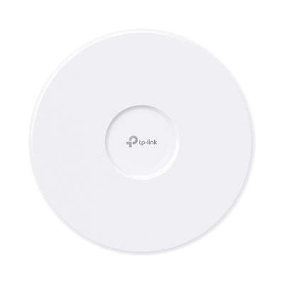 Punto de Acceso Omada / Wi-Fi 7 BE11000 MU-MIMO 2x2 / 1 Puerto 10 Gbps / Mesh Omada / Operaciones Multiencale (MLO) / Configuración por Controlador o Stand-Alone / Para Montaje en Techo/pared / Alimentación PoE+ | EAP773