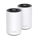 Kit 2 Routers Inalámbricos MESH Interior para Hogar / Doble Banda Wi-Fi 6E AX5400 Mbps / 3 Puerto Gigabit WAN/LAN / 4 Antenas Internas / Administración Mediante la App Deco (iOS, Android) / Protección HomeShield | DECOXE75-2PACK