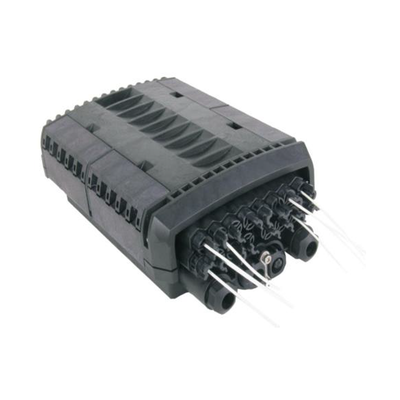 Caja de Distribución de Fibra Óptica para 24 Empalmes con 16 Acopladores SC/APC. Enterrado Directo, IP68, Splitter 1x8 Incluido con Conectores SC/APC | LP-FAT08DB