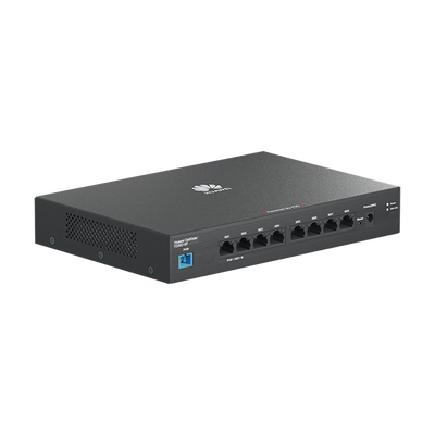 HUAWEI MiniFTTO - ONU Switch Gigabit PoE / 8 puertos 10/100/1000Mbps PoE + 1  PON (SC/UPC)/ Downstream 2.488 Gbps / Upstream 1.244 Gbps / modo puente / 120 W/ Administración Nube | F200D-8P