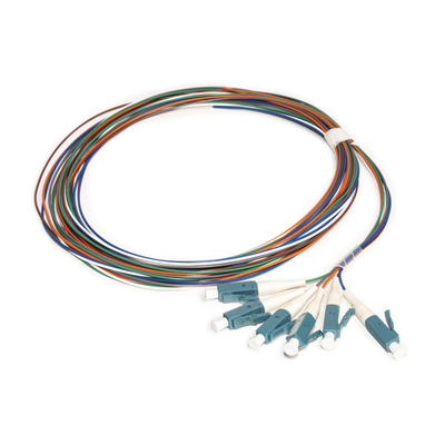 Kit de 6 Pigtails LC/UPC Monomodo 2 Metros (6.56 Pies) | LP-FO-SM-PIG-06-LCU