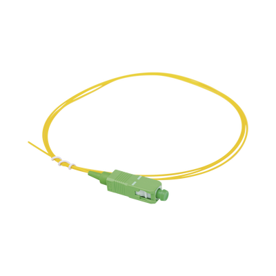 Pigtail de Fibra Óptica Monomodo SC/APC, Simplex de 1 Metro (3.28 Pies) | LP-FO-SCA-01