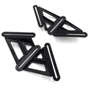 Brackets para Montaje de Caja de Empalme a Raqueta LP-CSS (2 Piezas) | LP-CSSB