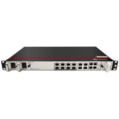 OLT GPON OptiXAccess 8 Puertos con Módulos C+, 4 Puertos Uplink (10GE/GE), Hasta 1024 ONTs, 2 Fuentes de Alimentación AC, 1 UR | MA5801-GP08-H3