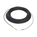 Rollo de Fibra Óptica Drop Redonda G657A2 Monomodo Simplex de 50 Metros (164 Pies) con Conectores SC/APC-SC/APC para Instalaciones Aéreas, Subterráneas o a la Intemperie | LP-50-SCA