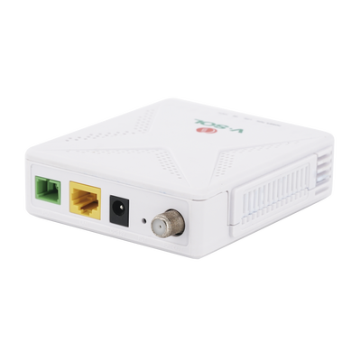 ONU Dual GPON/EPON con 1 Puerto SC/APC + 1 puerto LAN Gigabit + 1 puerto CATV | V2801D-1GT1