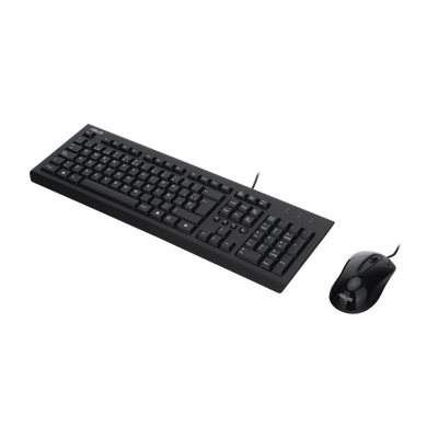 KIt de Teclado y Mouse Cableado / Diseño Elegante y Silencioso (No Requiere Drivers) | U2000