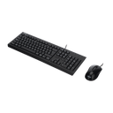 KIt de Teclado y Mouse Cableado / Diseño Elegante y Silencioso (No Requiere Drivers) | U2000
