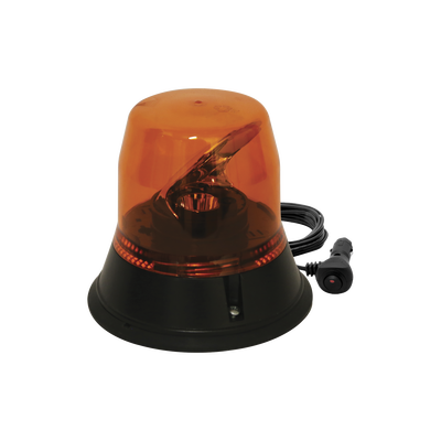 Baliza LED color ámbar SAE Clase I rotativa montaje magnetico | EB-7813AMG